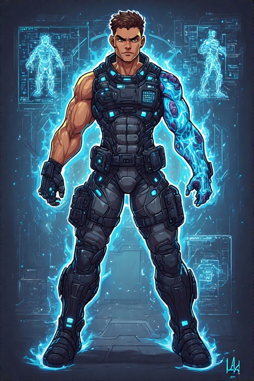Cyber - Pose 3